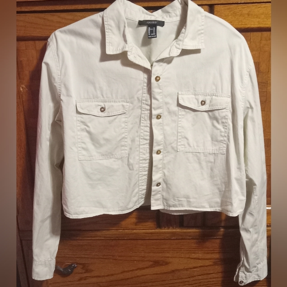 Forever 21 button up blouse